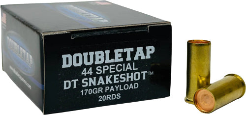Doubletap 44 S&W Special Snake Shot Ammunition - 70 Grains Wad Cutter, Reloadable