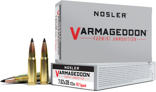 Nosler Bullets Varmageddon 7.62x39 Polymer Tipped Bullet, 123 Grains