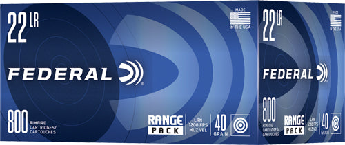 Federal 22LR 40 Grain Lead Round Nose Ammunition (Part #729B800)