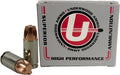 Underwood Ammo 9mm Luger +P 115-Grain Copper Solid Pistol Cartridges - 20 Rounds per Box, 10 Boxes per Case