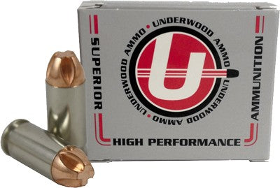 Underwood Ammo .40 S&W 140 Grain Copper Solid Pistol Cartridges - 20 Rounds per Box, 10 Boxes per Case