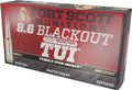 Fort Scott 8.6 Blackout 285 Grain Copper Solid Ammunition, Part Number 86BLK-285-SCV2SS