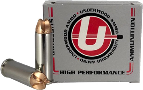 Underwood Ammo 44 Remington Magnum 160 Grain Copper Solid Hunting and Defense Ammunition