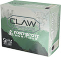 Fort Scott 9mm Luger 115 Grain Flat Nose Ammunition - Reloadable Centerfire Cartridges