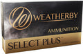 Weatherby Ammo 270 Weatherby Magnum 130 Grain TTSX Polymer Tipped Bullets, 20 Rounds
