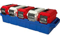 MTM 5 Mini Ammo Cans with Water-Resistant O-Ring Seal – Made in USA, Red/White/Blue
