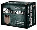 Liberty Civil Defense .357 Magnum 50 Grain Copper Monolithic Hollow-Point Fragmenting Personal Defense Ammo