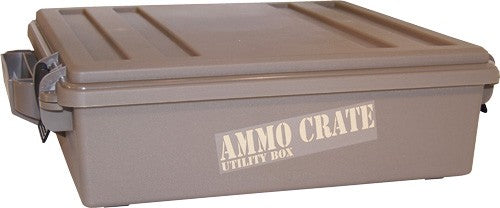 MTM Ammo Crate ACR572 - Durable Storage Box for Ammo and Hunting Gear in Dark Earth