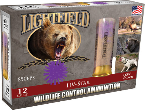 Lightfield 12 Gauge 2.75 Inch High Velocity Lead Shot Shells - 850 FPS, 5 Pack