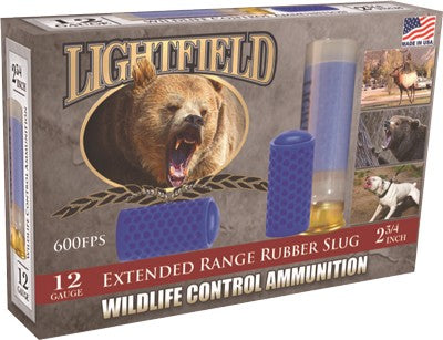 Lightfield 12 Gauge 2.75 Inch X-Range Slug Ammunition - High Velocity Non-Toxic Shotshells