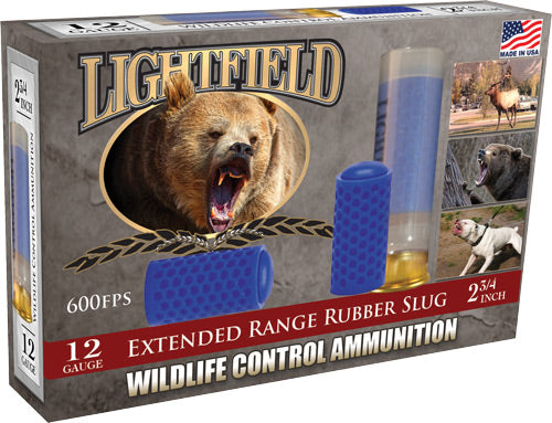 Lightfield 12 Gauge 2.75 Inch X-Range Slug Ammunition - High Velocity Non-Toxic Shotshells