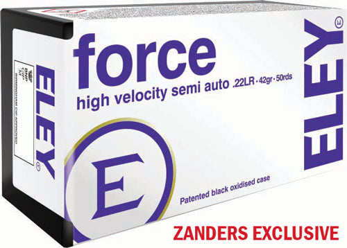 Eley Force .22 LR 42 Grain Semi-Auto High Velocity Ammunition