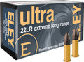 Eley Ultra Extreme Long Range .22 Long Rifle Ammunition - 50 Rounds
