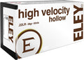 Eley High Velocity .22 LR 38 Grain Hollow Point Ammunition – Small Game & Varmint Cartridge