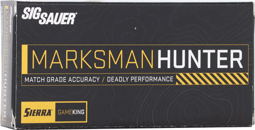 SIG AMMO .308 Winchester 165-Grain Sierra GameKing Boat Tail, Reloadable Case, 20 Rounds per Box