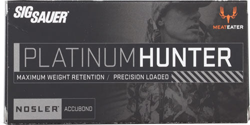 SIG Ammunition 308 Winchester 165 Grain Nosler AccuBond Bounded Core - Nickel Case, Polymer Tipped