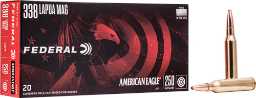 Federal AE338L 338 Lapua Magnum Jacketed Soft Point Ammunition - 250 Grains