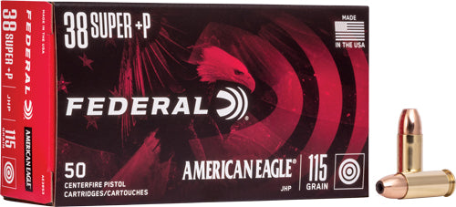 Federal AE 38 Super +P 115-Grain Jacketed Hollow Point Ammunition