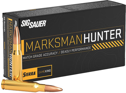 SIG AMMO 6.5 Creedmoor 130 Grain Sierra GameKing Boat Tail Reloadable Ammunition