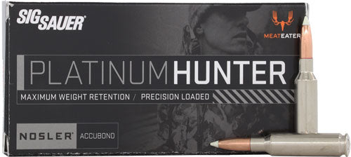 SIG Ammunition 6.5 Creedmoor 140-Grain Nosler AccuBond Bounded Core Polymer Tipped Bullets
