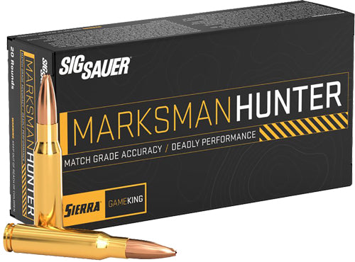 SIG AMMO 7mm Remington Magnum 160 Grain Sierra GameKing Boat Tail - Reloadable Cartridge Box of 20