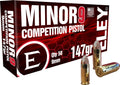 Eley Minor 9 Competition 9mm Ammunition - Full Metal Jacketed, 147 Grains, 50 Rounds per Box