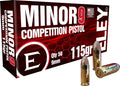 Eley Minor 9 Competition 9mm Full Metal Jacketed Ammunition - 115 Grains, Reloadable, 50 Rounds per Box