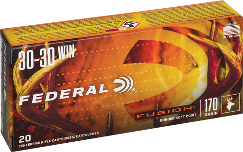 Federal Fusion 30-30 Winchester 170 Grain Soft Point Ammunition