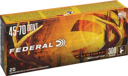 Federal Fusion 45-70 Government 300-Grain Soft Point Rifle Ammo