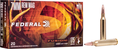 Federal Fusion 7mm Remington Magnum 175 Grain Soft Point Ammunition