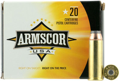 ARMSCOR FAC44M-2N 44 Remington Magnum 240-Grain Jacketed Hollow Point Ammunition