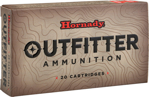 Hornady Outfitter 7mm Rem Mag Copper Solid Bullet Cartridges - 150 Grains, Reloadable