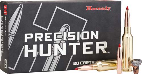 Hornady Precision Hunter .28 Nosler 162 Grain ELD-X Bullets - Reloadable, 20 Rounds per Box