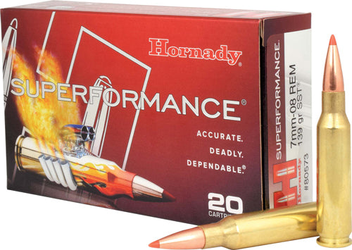 Hornady SPF 6.5x55 Swedish Mauser Polymer Tipped Ammunition - 140 Grains, 20 Rounds per Box
