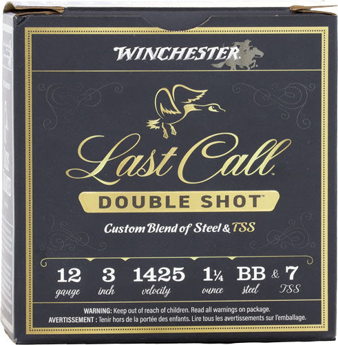 Winchester Ammunition Last Call 12 Gauge 3-Inch Shotshells - Non-Toxic Steel BB & Tungsten #7, 1-1/4 Ounce, 25 Pack
