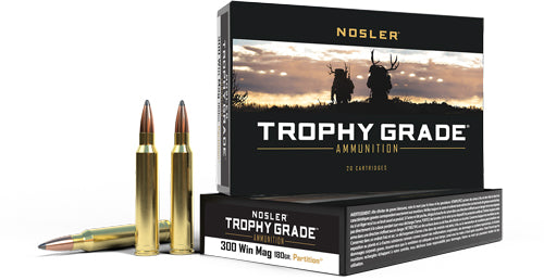 Nosler Trophy 300 Winchester Magnum Bullet - 180 Grains Jacketed Soft Point