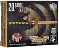 Federal P209FT 20 Gauge Freight Train Slug Ammunition - 3 Inch Length, Lead Shot