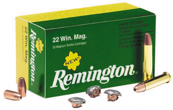 Remington 22WMR 40-Grain Jacketed Hollow Point Ammunition (Part #21170)