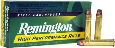 Remington 45-70 Government 300 Grain Jacketed Hollow Point Ammunition (Part #21463)
