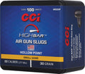 Cci High Bar Air Pellets 22 30 Grain HP 100 Round Box 5BX/Cs