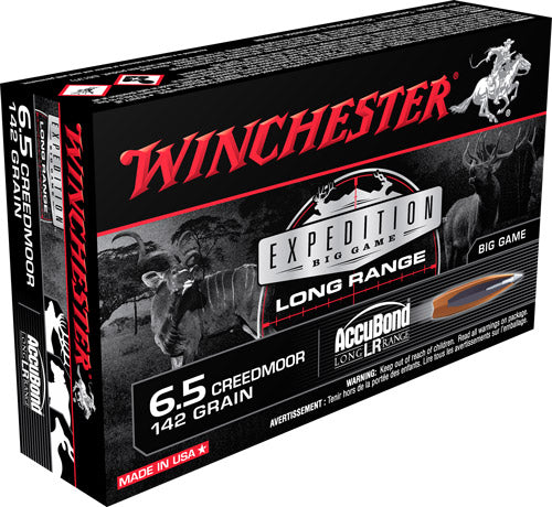Winchester Ammunition Expedition 6.5 Creedmoor 142 Grain Polymer Tipped Hollow Point Rifle Ammo