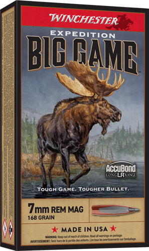 Winchester Expedition 7mm Remington Magnum 168 Grain Polymer Tipped Rifle Ammunition