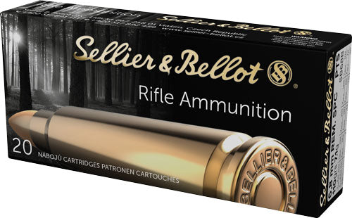 Sellier & Bellot 6.8mm SPC 110 Grain Polymer Tipped Ammunition - 20 Rounds per Box, 30 Boxes per Case