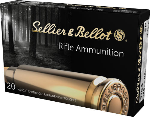 Sellier & Bellot 7x64mm 139 Grain Soft Point Ammunition - Reloadable, 20 Rounds per Box