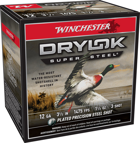 Winchester Ammunition Drylok 12 Gauge 3.5-Inch Shotshells (Part No. SSH12LH3)