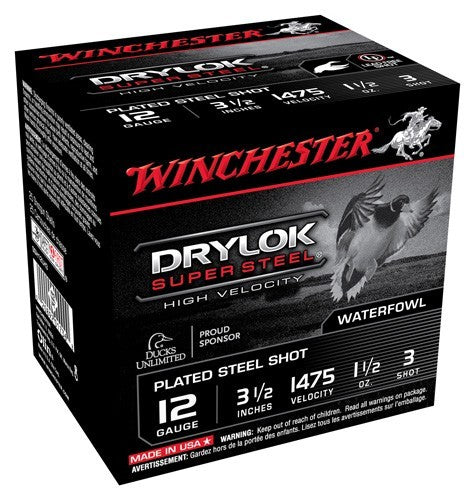 Winchester Ammunition Drylok 12 Gauge 3.5-Inch Shotshells (Part No. SSH12LH3)