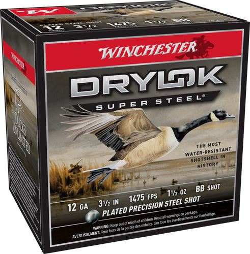 Winchester Ammunition Drylok 12 Gauge 3.5-Inch Shotgun Shells (Part #SSH12LHBB)