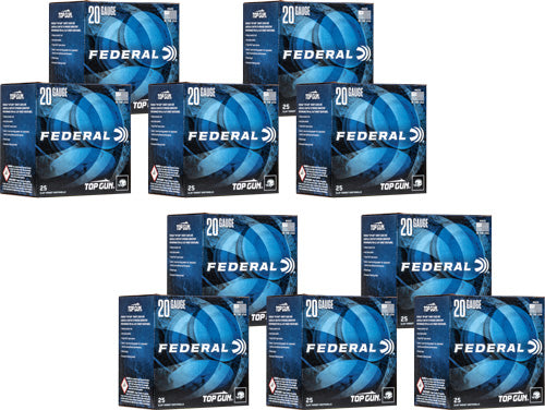 Federal Top Gun 20 Gauge 7/8 oz Shotgun Shells – High Velocity Lead Ammunition