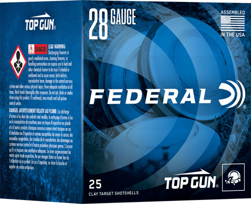 Federal Top Gun 28 Gauge 2.75-Inch Shotgun Shells - #7.5 Lead Shot, 1330 FPS