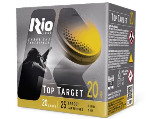 RIO Ammunition TRAP TARGET 20 Gauge 2.75-inch #8 Lead Shot (Part No. TT2075)